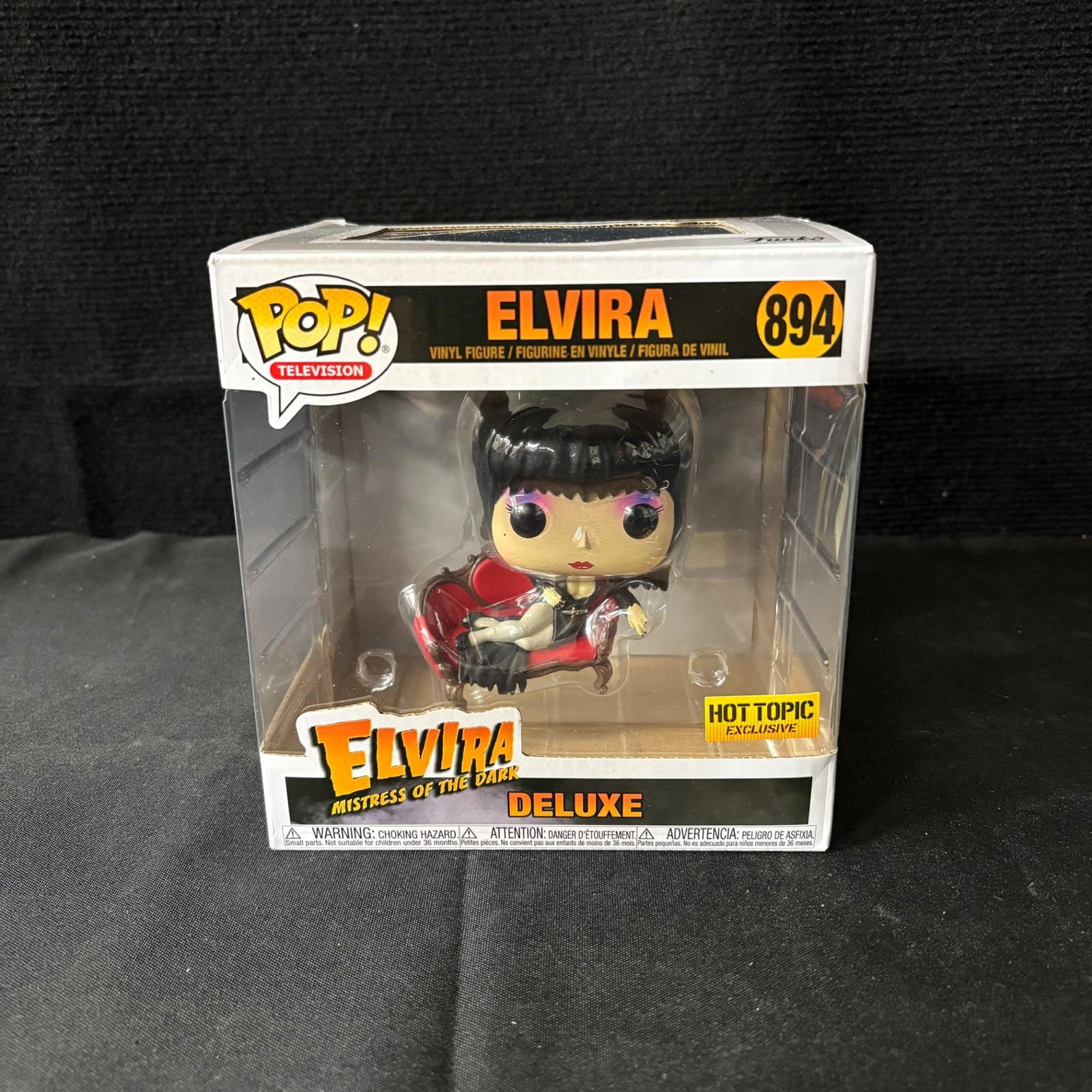 Elvira Deluxe Funko, Hot Topic Exclusive, NIB (1 of 3)