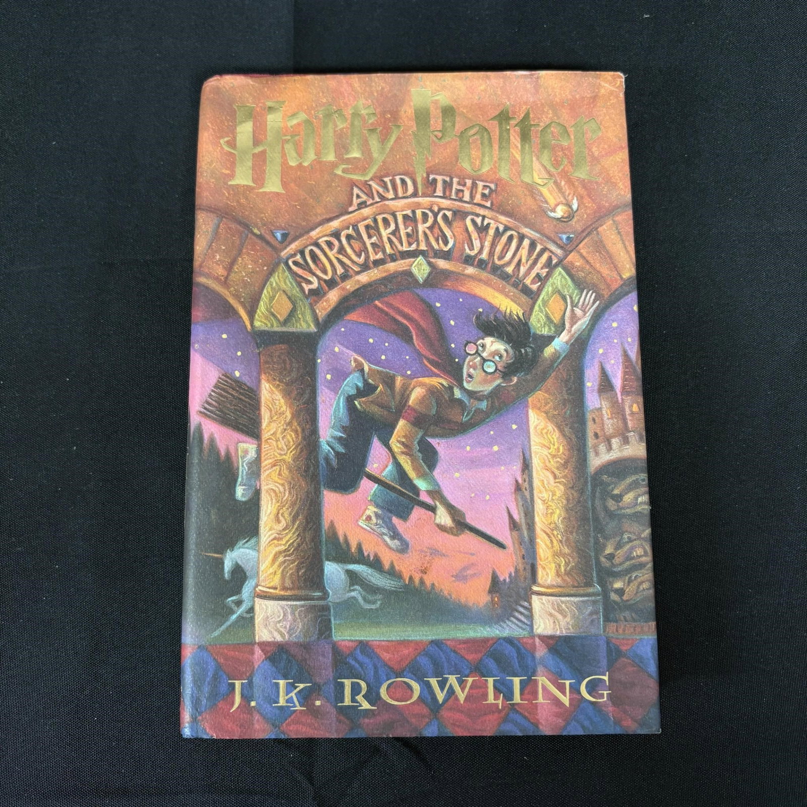 Harry Potter Sorcerer's Stone 1st American Ed: Harry Potter and The Sorcerer's Stone 1st American Edition Hard Cover Book. Includes Original Dust Cover. We are a veteran owned company. Please look at photos carefully. All items are available for v