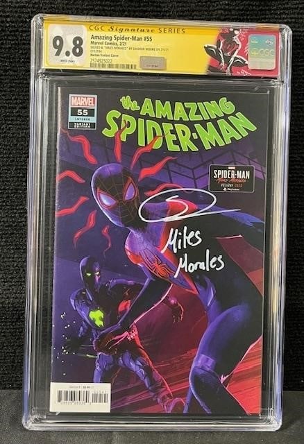 ASM 55 Comic Signed by Shameik Moore (1 of 3)