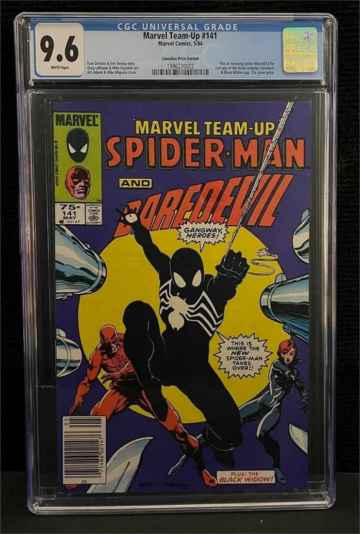 Marvel Team-Up 141 Canadian Price Variant CGC 9.6 (1 of 1)