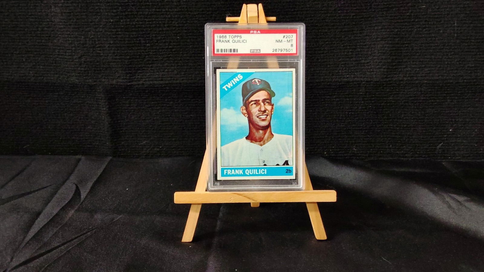 Frank Quilici 1966 Topps PSA 8 (1 of 1)