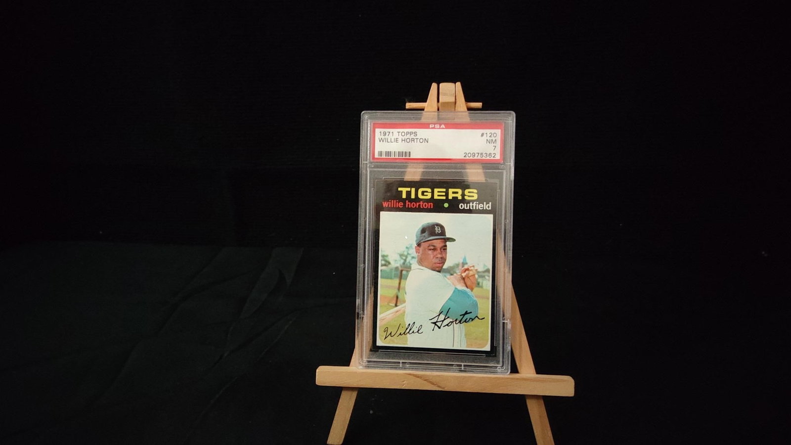 Willie Horton 1971 Topps PSA 7: We are a veteran owned company. Please look at photos carefully. All items are available for virtual preview by appointment. As a result, all sales are final. All estimate values are just estimates an
