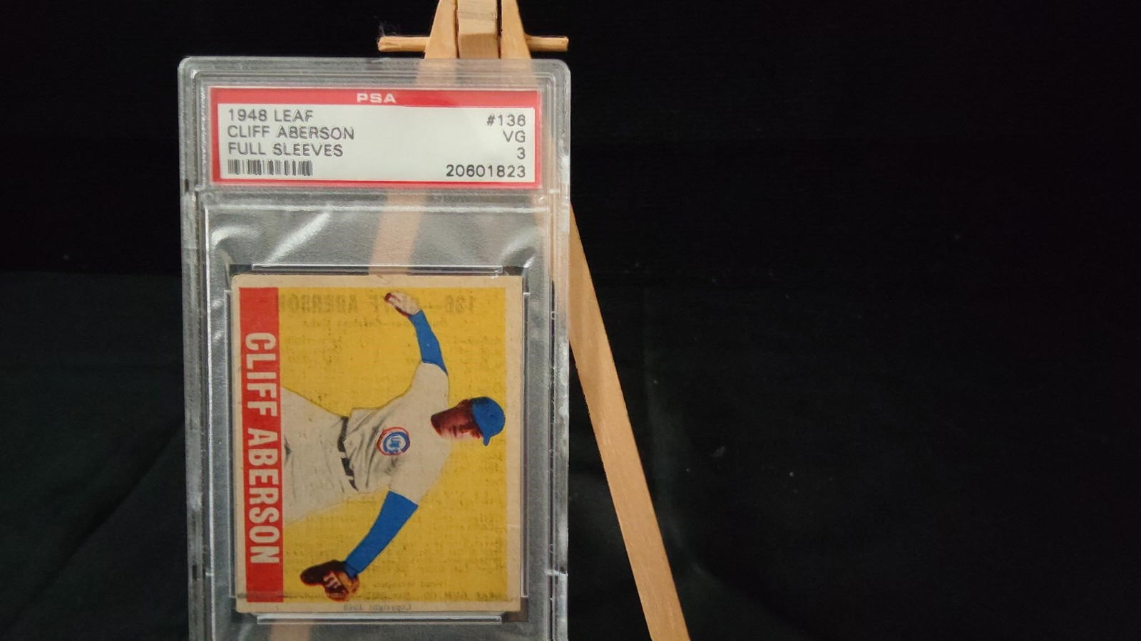 1948 Leaf Cliff Aberson Full Sleeves PSA 3 (1 of 1)