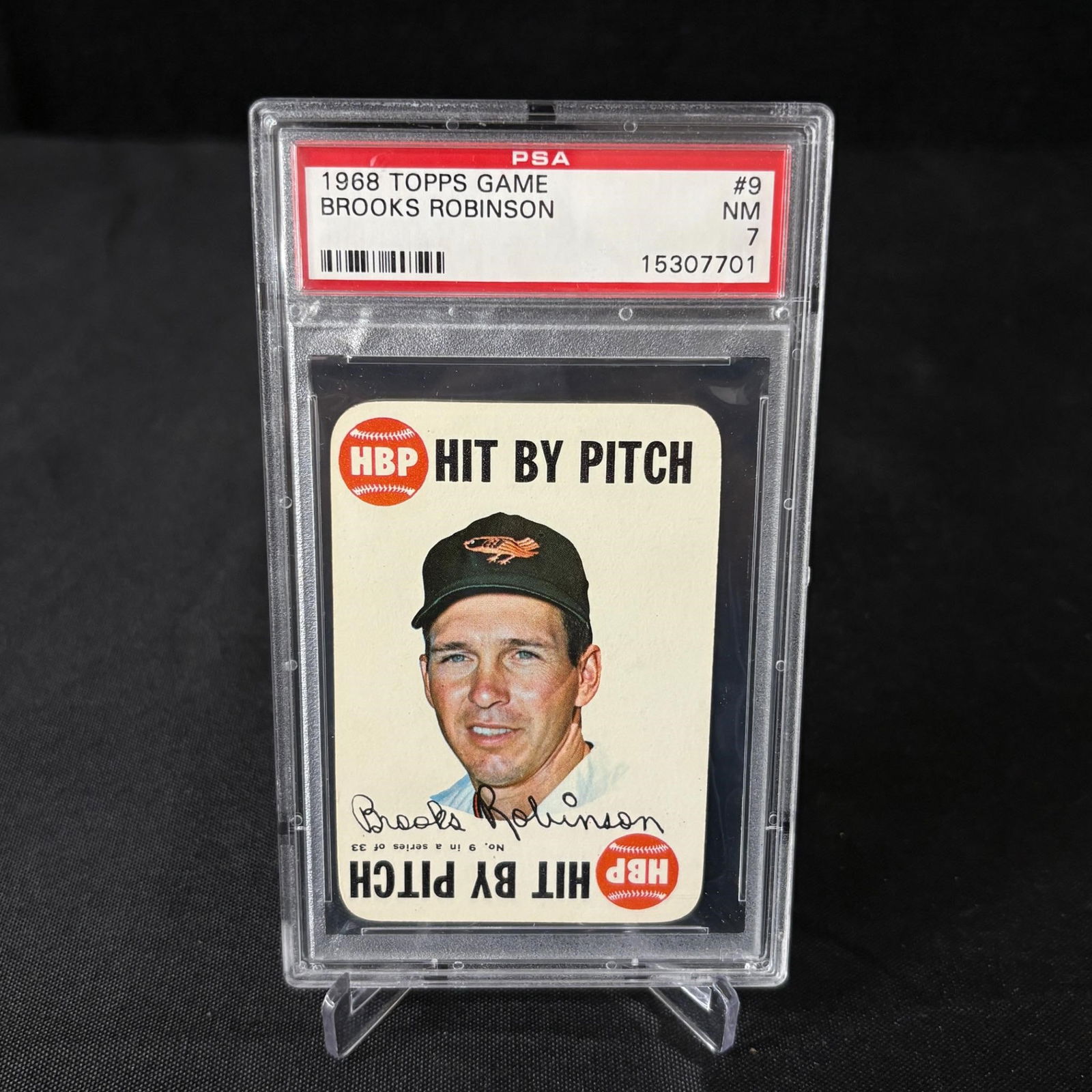 PSA 7 Brooks Robinson 1968 Topps Game (1 of 2)