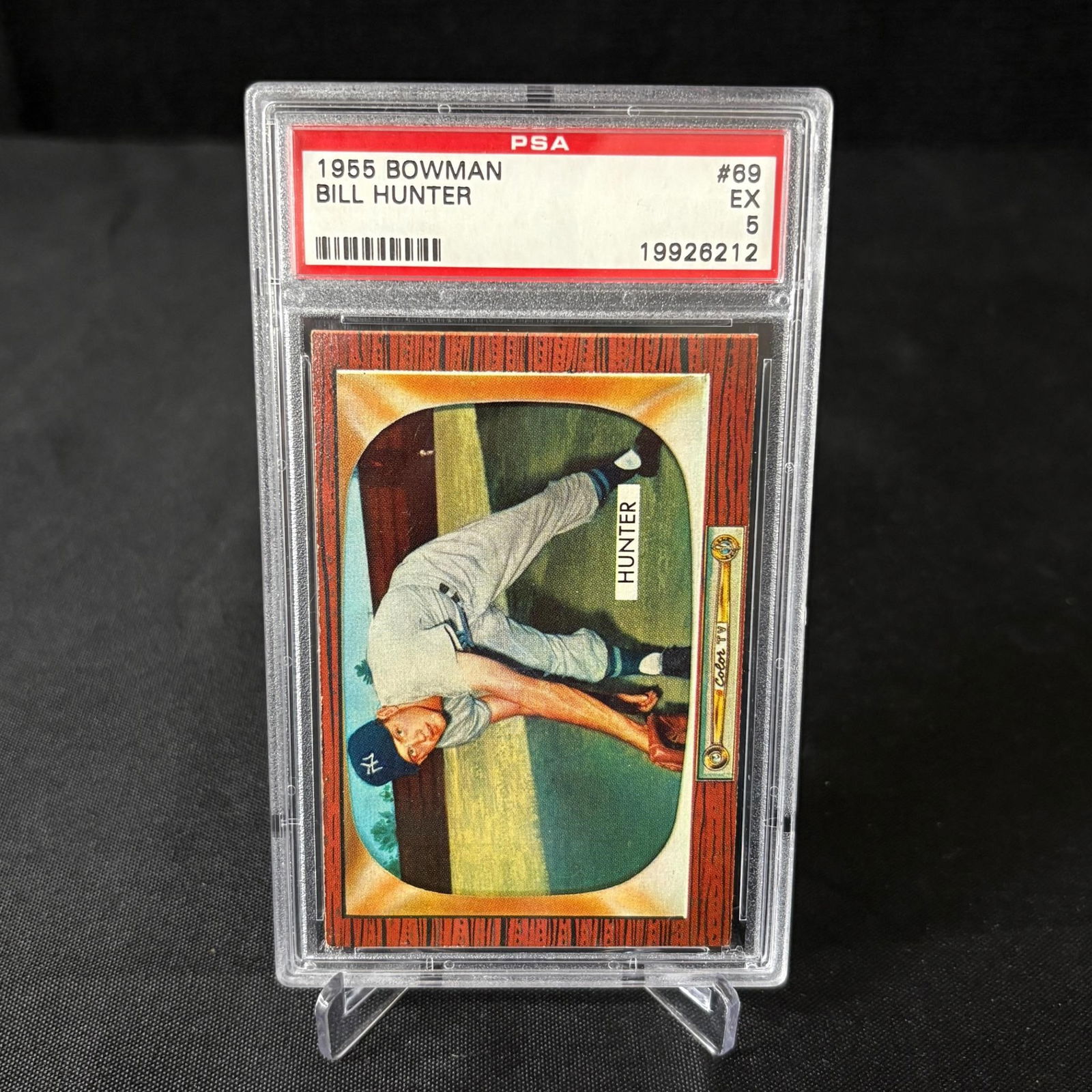 PSA 5 Bill Hunter 1955 Bowman (1 of 2)