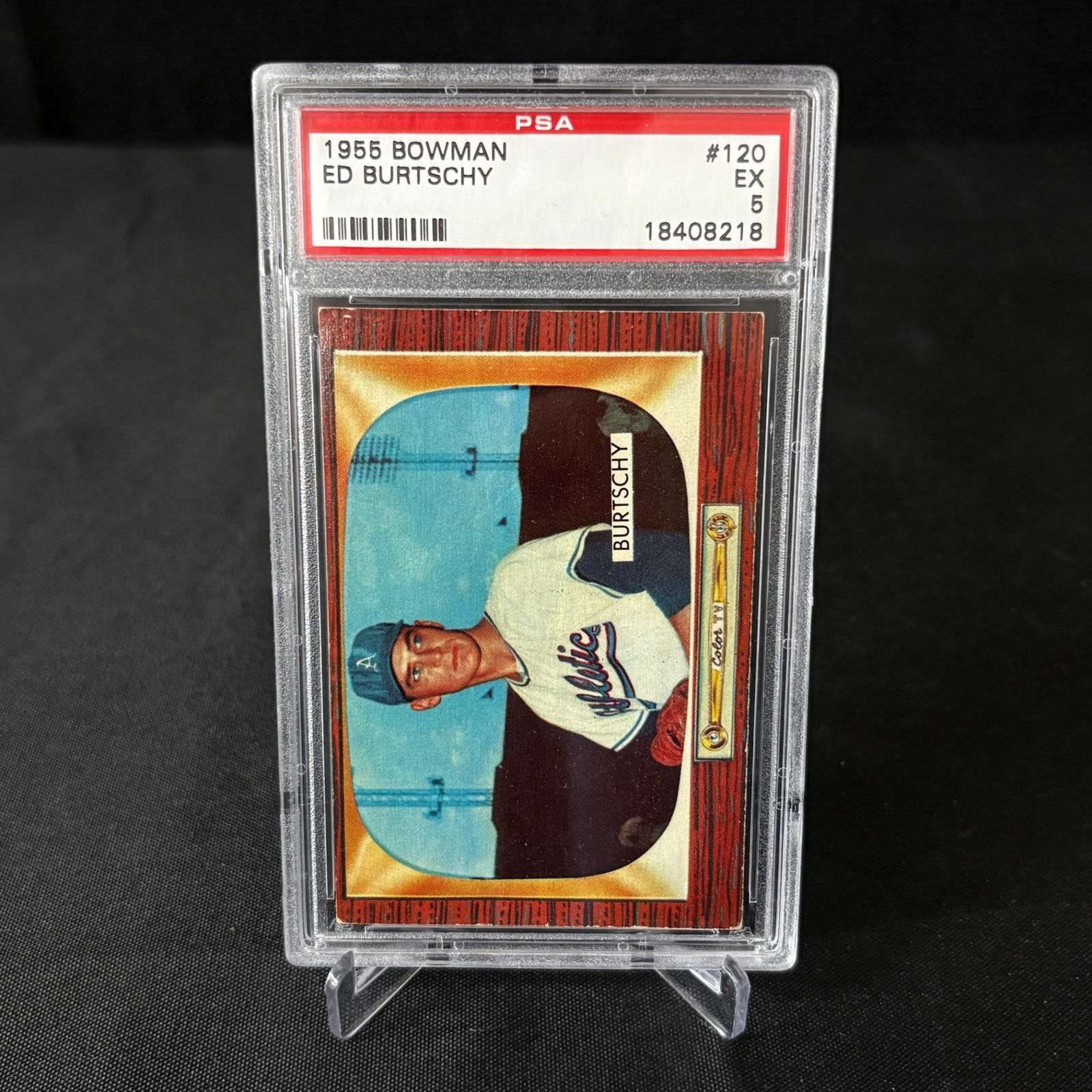 PSA 5 Ed Burtschy 1955 Bowman (1 of 2)
