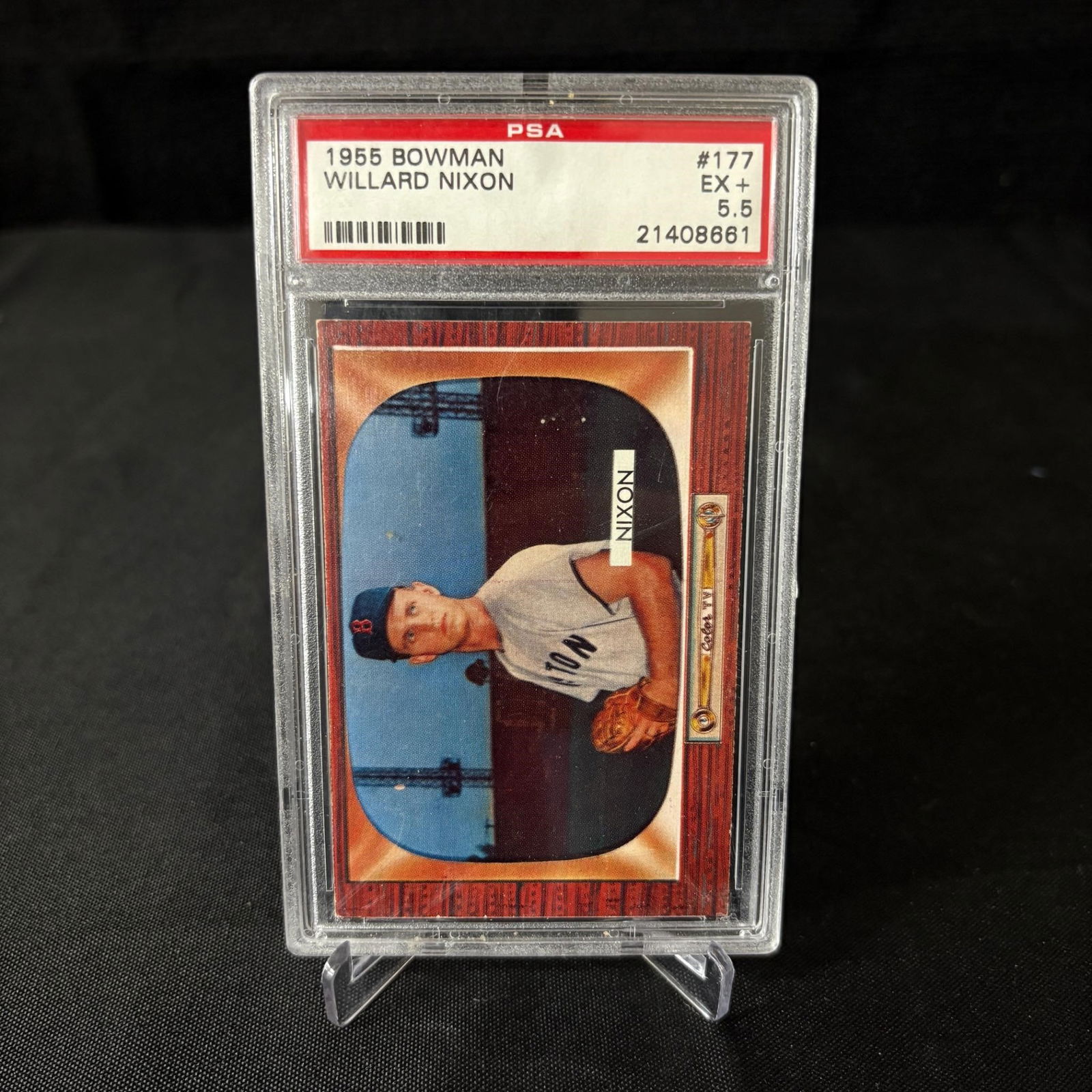 PSA 5.5 Willard Nixon 1955 Bowman (1 of 2)