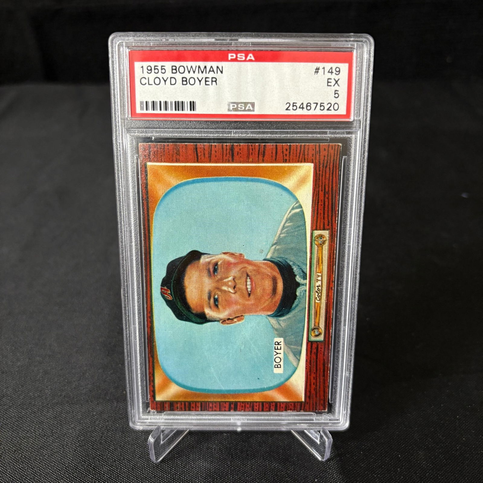 PSA 5 Cloyd Boyer 1955 Bowman (1 of 2)