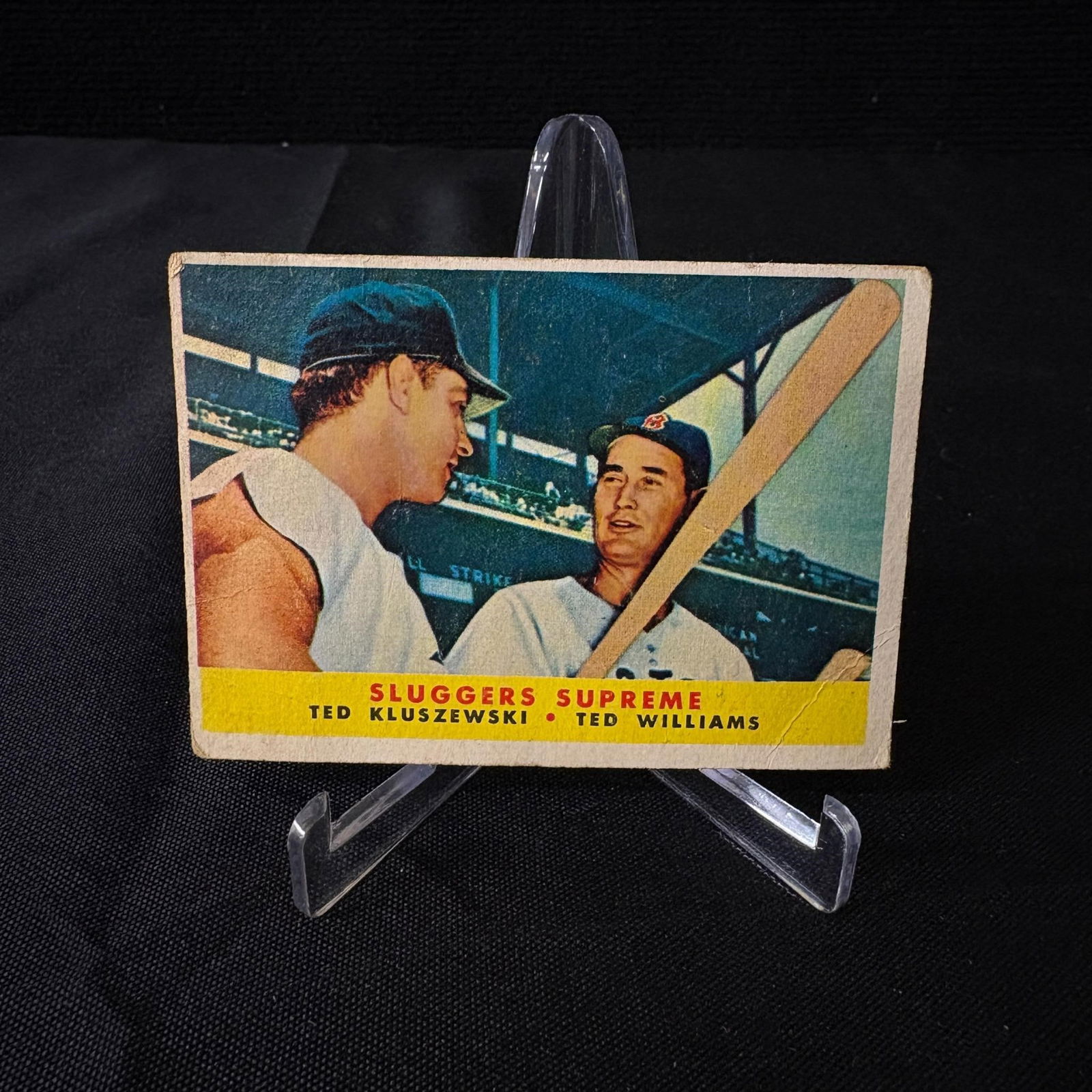 1958 Topps Sluggers Supreme, Ted Williams (1 of 2)