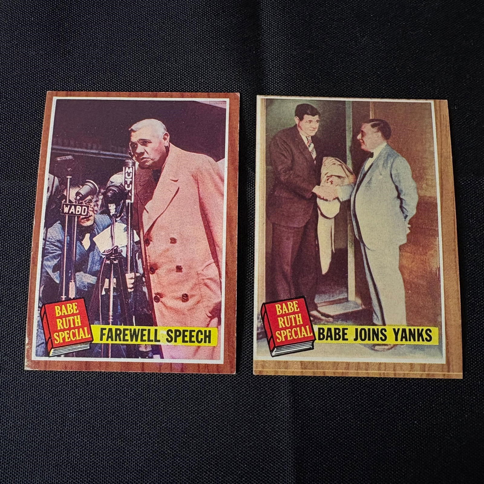 1962 Topps Baseball Cards, Babe Ruth (1 of 2)