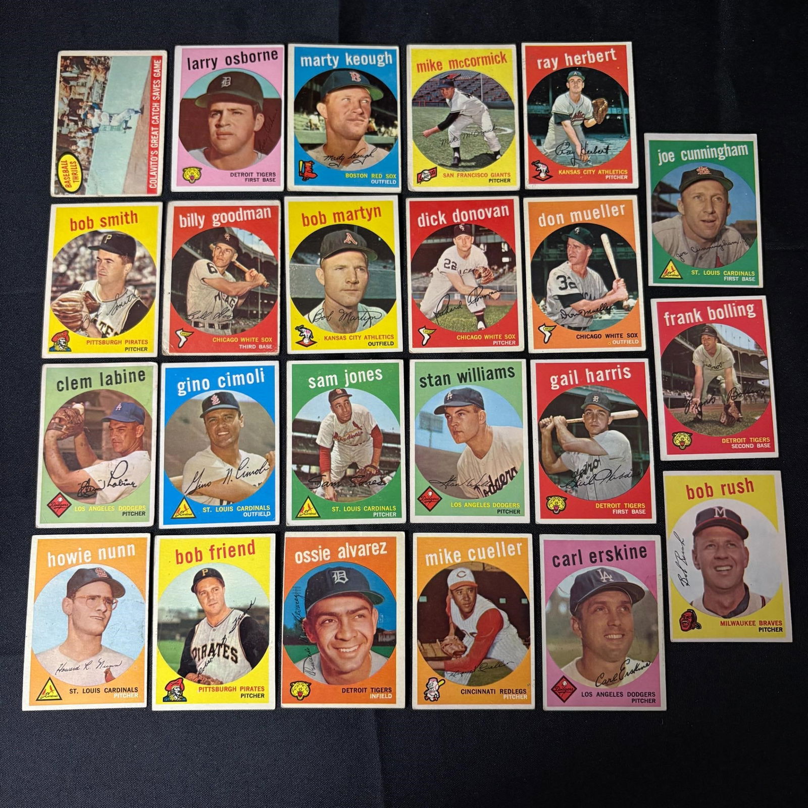 1959 Topps Baseball Card lot (1 of 2)