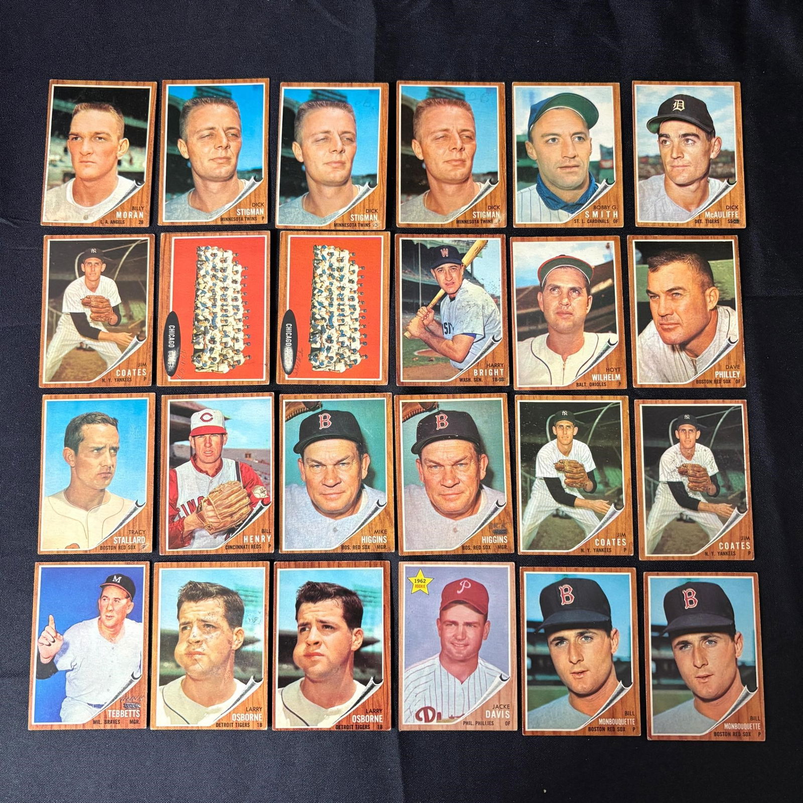 1962 Topps High Numbers and Short Print Cards (1 of 2)