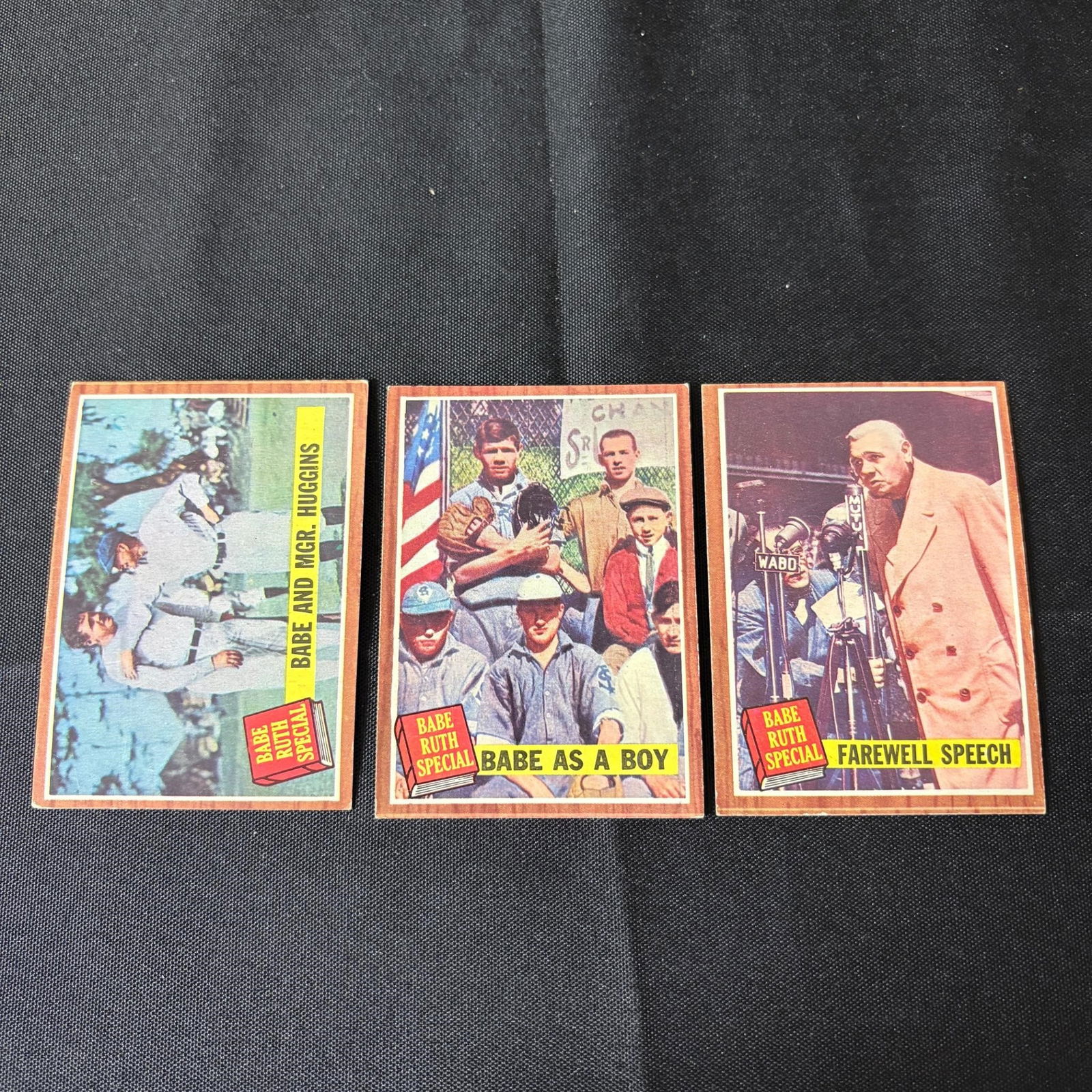 1962 Topps Babe Ruth Baseball Cards (1 of 2)