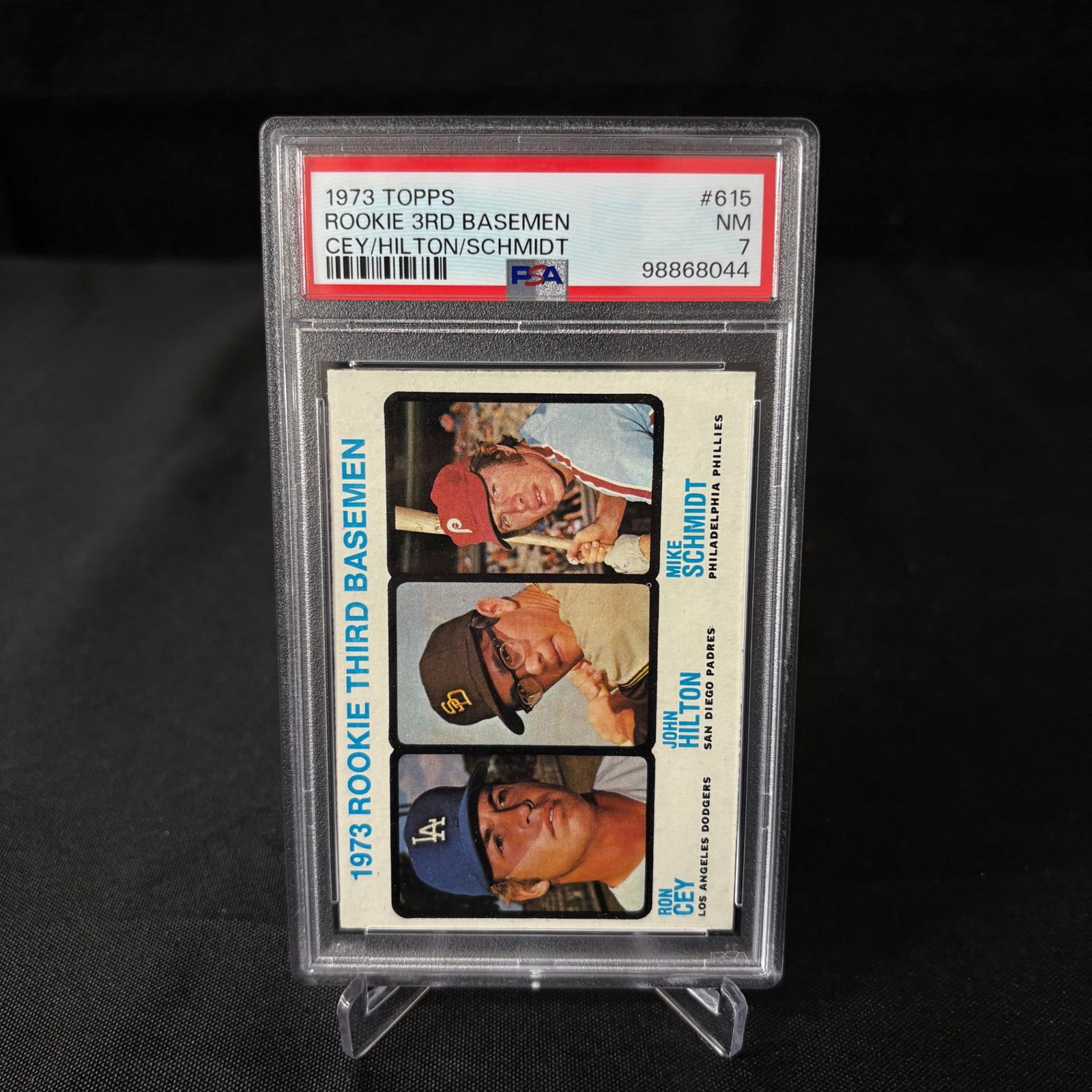 1973 Topps Mike Schmidt RC PSA 7 Baseball Card (1 of 2)