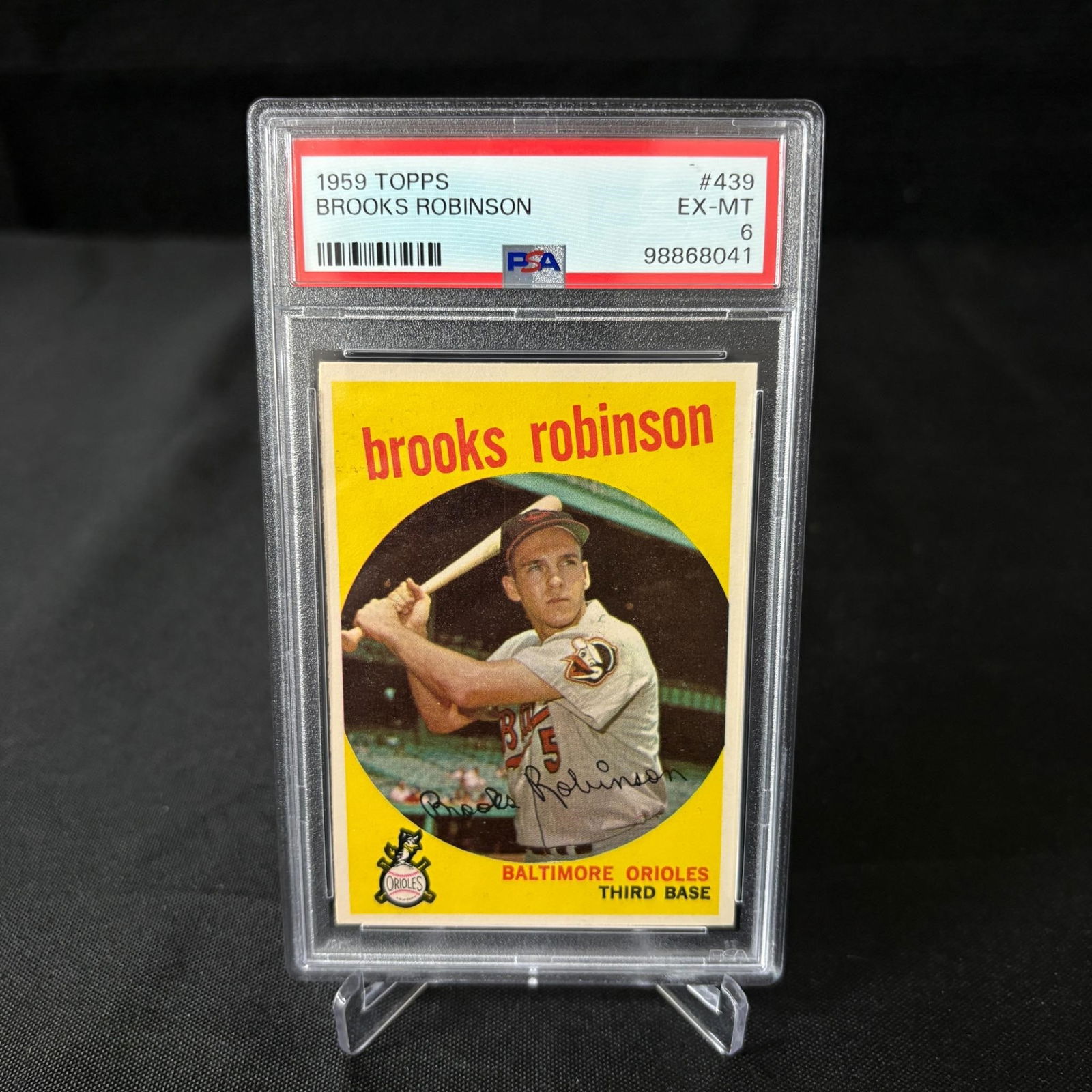 1959 Topps Brooks Robinson PSA 6 Baseball Card (1 of 2)