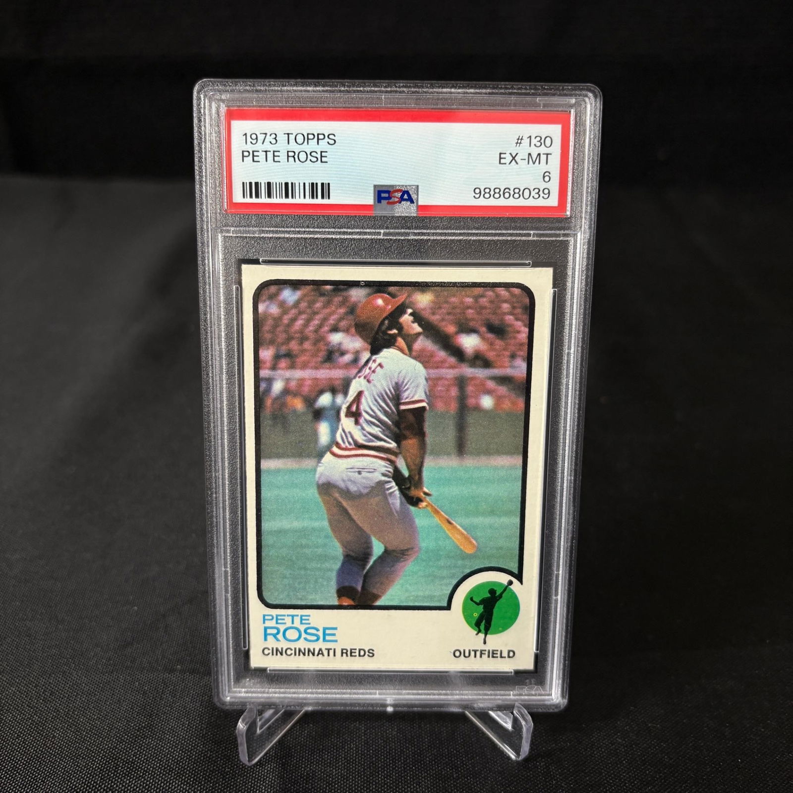 1973 Topps Pete Rose PSA 6 Baseball Card (1 of 2)