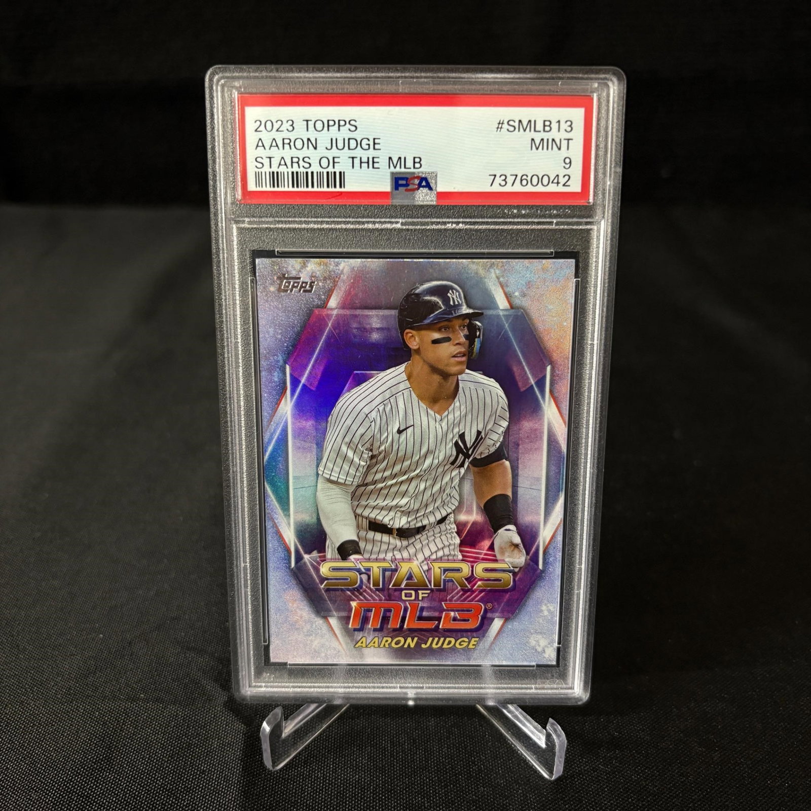 2023 Topps Stars of MLB Aaron Judge PSA 9: We are a veteran owned company. Please look at photos carefully. All items are available for virtual preview by appointment. As a result, all sales are final. All estimate values are just estimates an