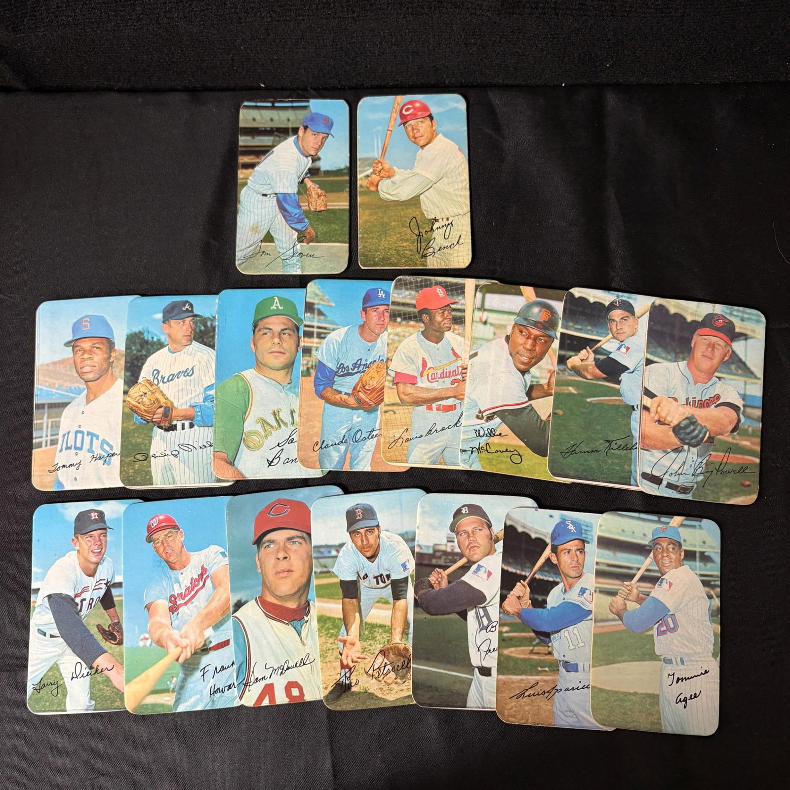 Topps Jumbo Baseball Cards w/Bench Seaver HOFs +: We are a veteran owned company. Please look at photos carefully. All items are available for virtual preview by appointment. As a result, all sales are final. All estimate values are just estimates an