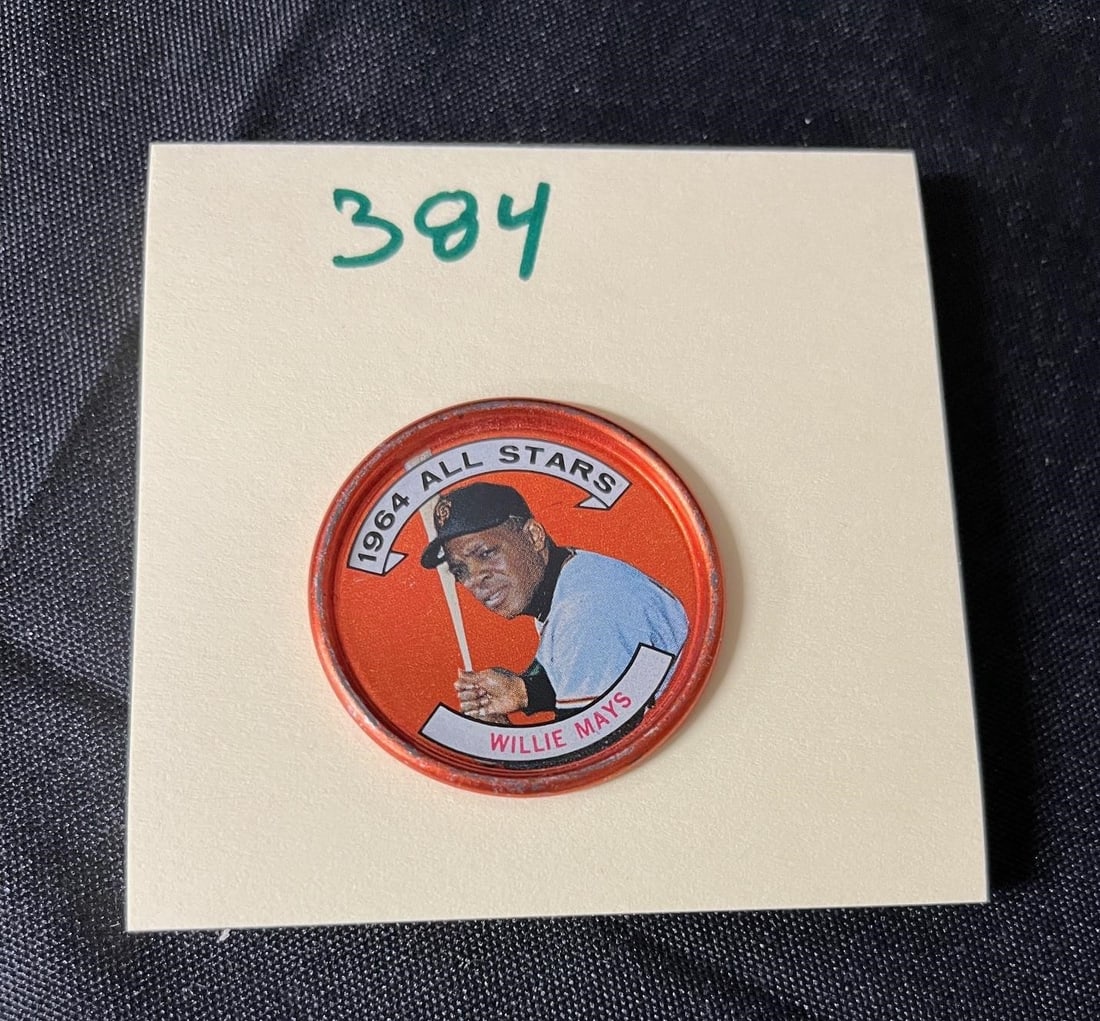 Willie Mays 1964 Topps Coins #151: We are a veteran owned company. Please look at photos carefully. All items are available for virtual preview by appointment. As a result, all sales are final. All estimate values are just estimates an