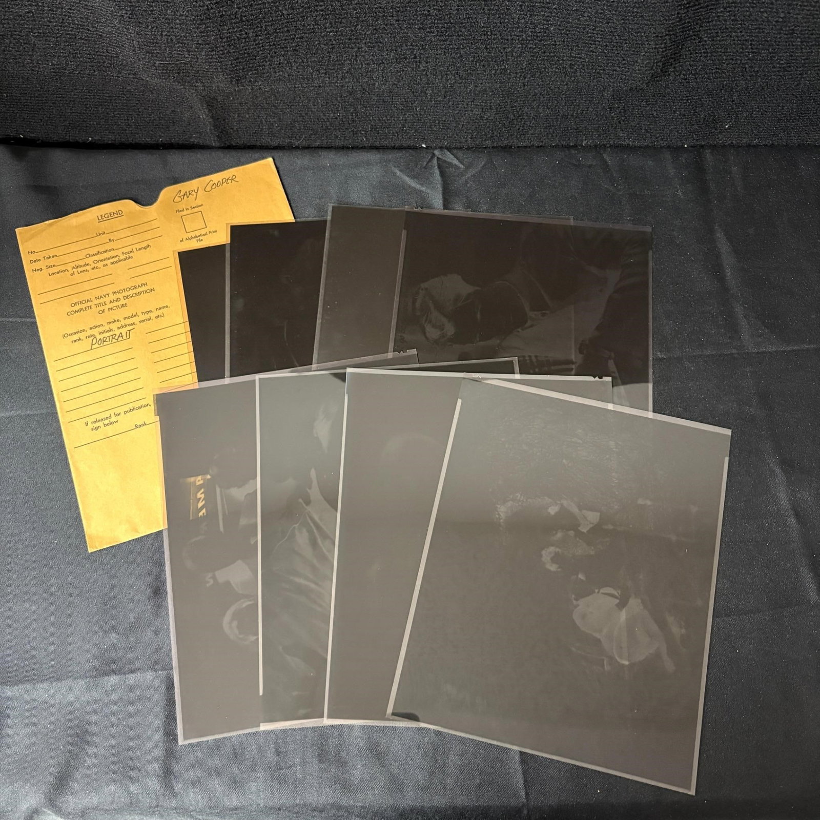 Group of Gregory Peck Photo Negatives: We are a veteran owned company. Please look at photos carefully. All items are available for virtual preview by appointment. As a result, all sales are final. All estimate values are just estimates an