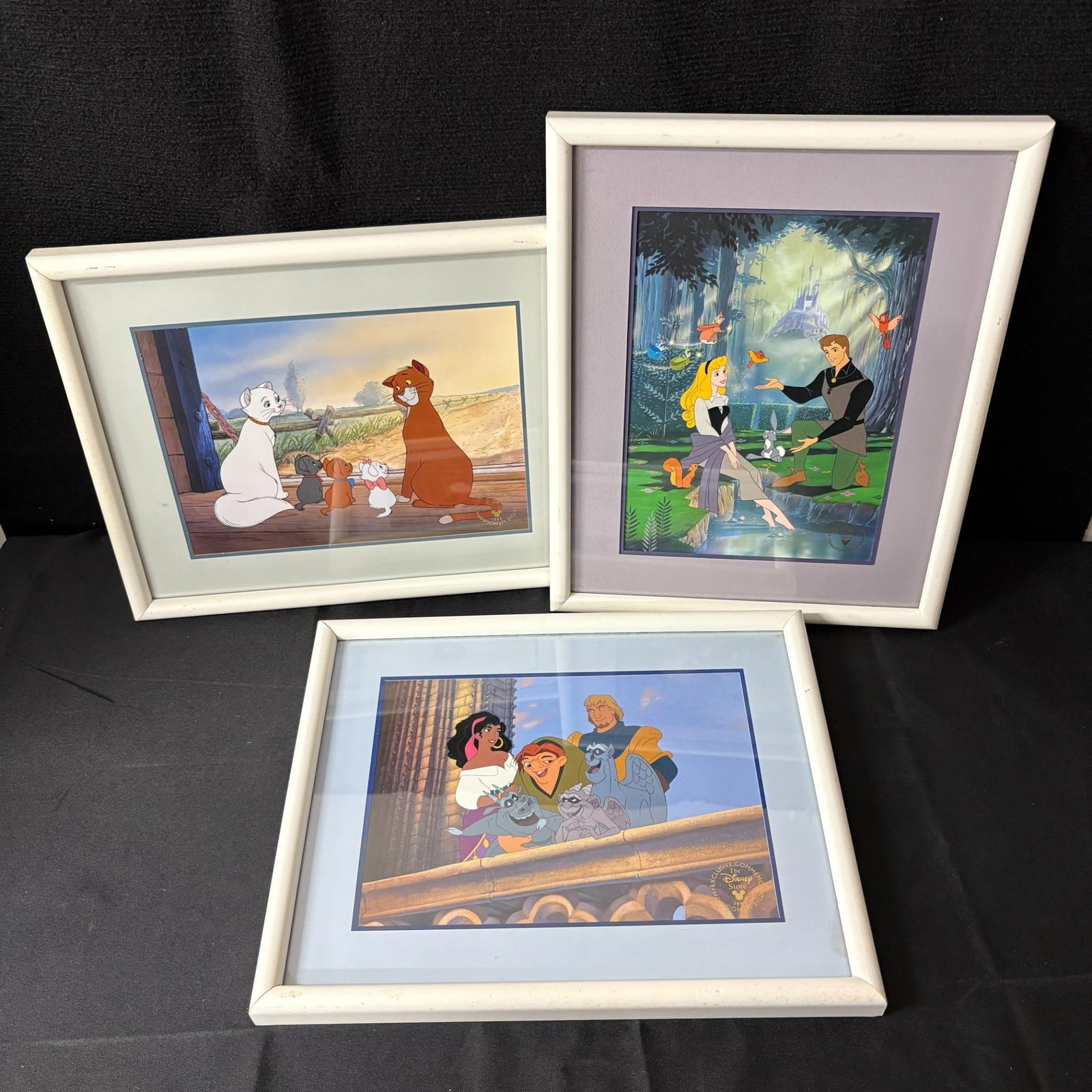 Disney Lithographs in Frames: We are a veteran owned company. Please look at photos carefully. All items are available for virtual preview by appointment. As a result, all sales are final. All estimate values are just estimates an