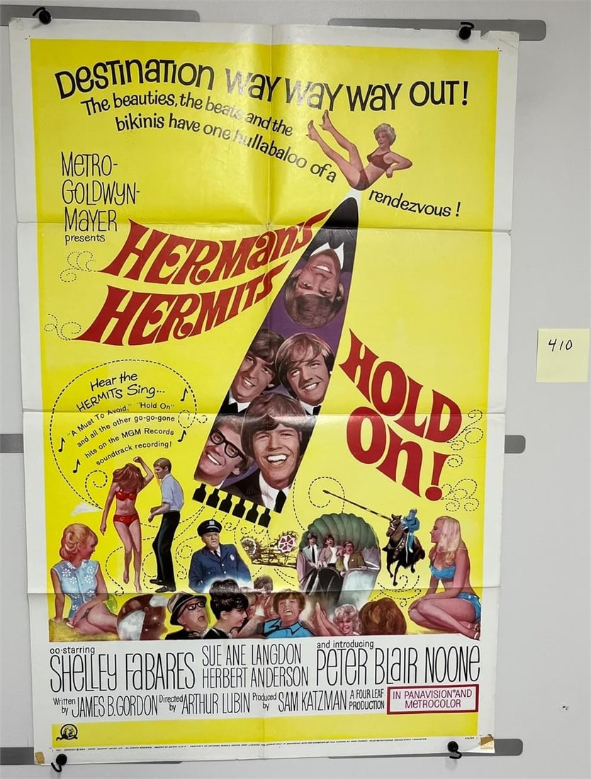 Herman's Hermits Hold On! Original Movie Poster (1 of 6)