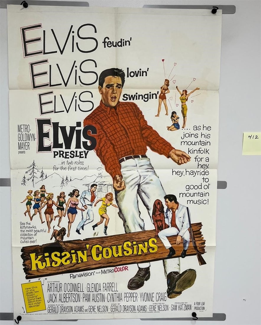 Elvis Kissin Cousins Original Movie Poster (1 of 2)