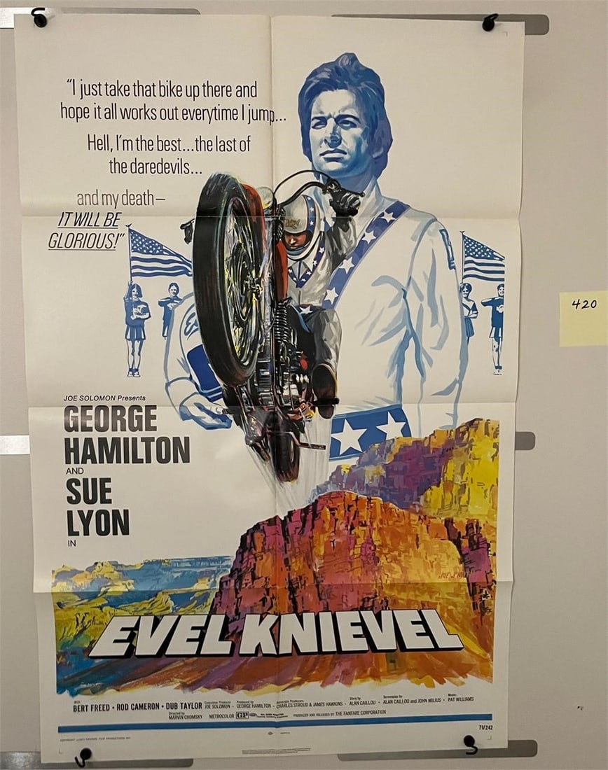 Evel Knievel Original One Sheet Movie Poster (1 of 6)