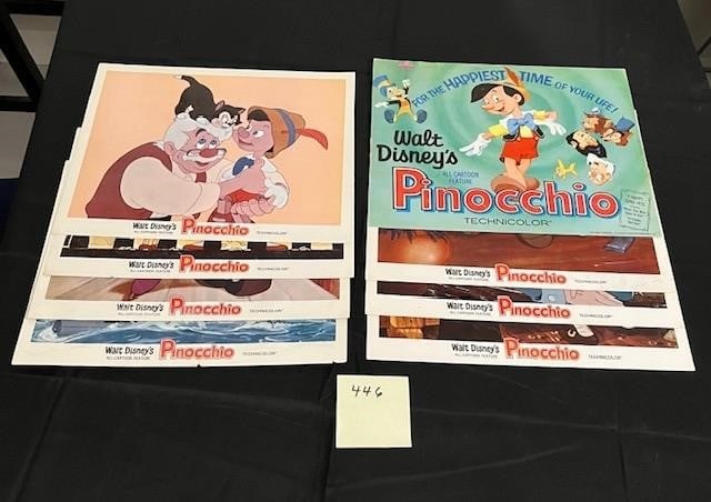 Pinocchio Movie Lobby Card Set (1 of 9)