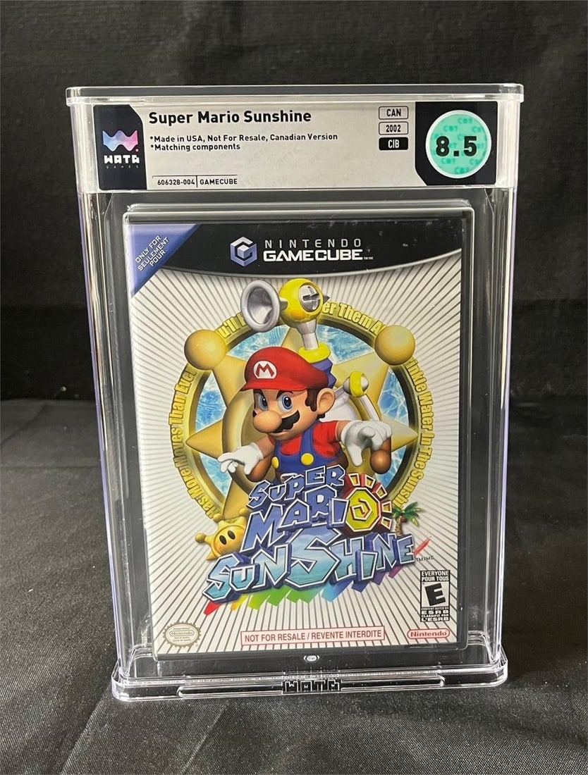 Super Mario Sunshine Nintendo Video Game WATA 8.5 (1 of 2)