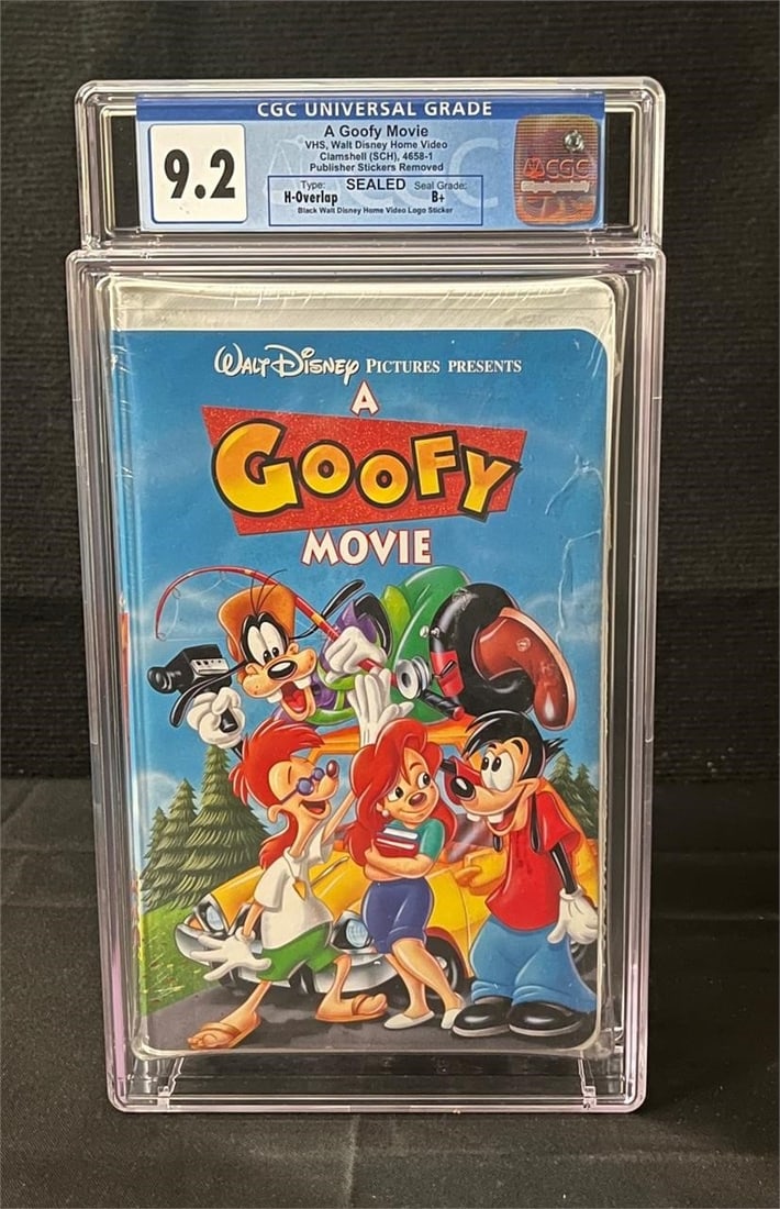 Disney's A Goofy Movie NIB VHS CGC 9.2 (1 of 1)