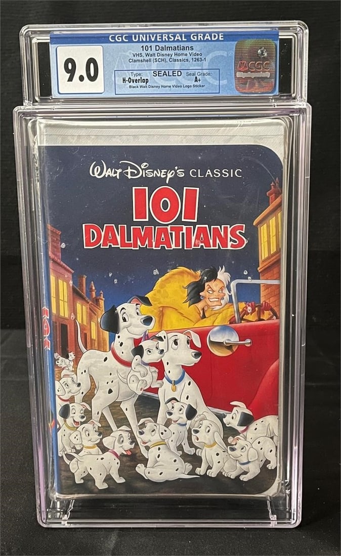 Disney's 101 Dalmatians Black Diamond NIB CGC 9.0 (1 of 2)