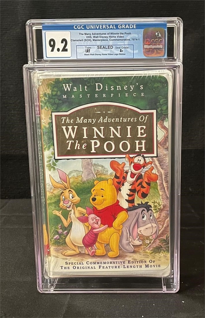 Disney's Winnie the Pooh NIB VHS CGC 9.2 (1 of 1)