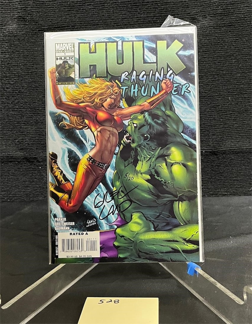 Greg Land Hulk Signed Comic DF COA #5/20 (1 of 2)