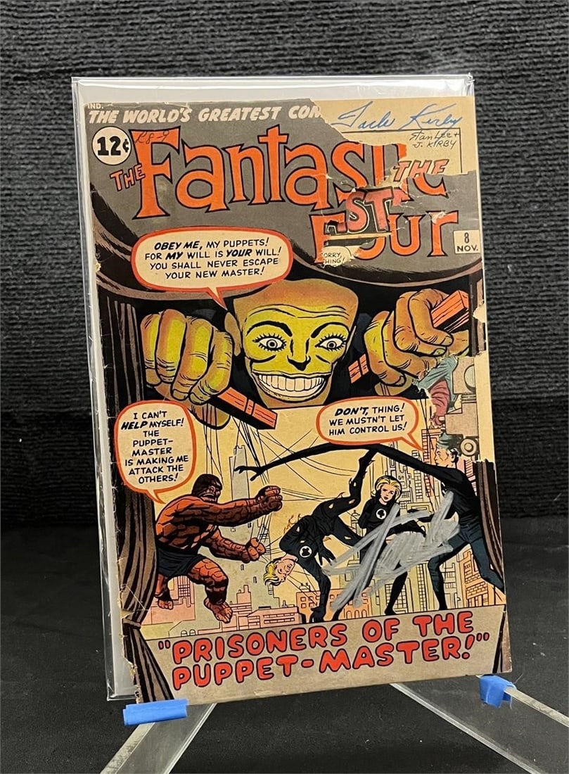 STAN LEE SIGNED FANTASTIC FOUR 8 COMIC JSA/COA (1 of 5)