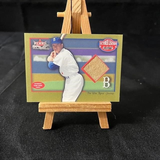Pee Wee Reese Game Used Jersey Baseball Card (1 of 1)
