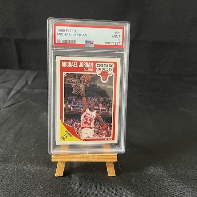1989 Fleer Michael Jordan Basketball Card PSA 9 (1 of 1)