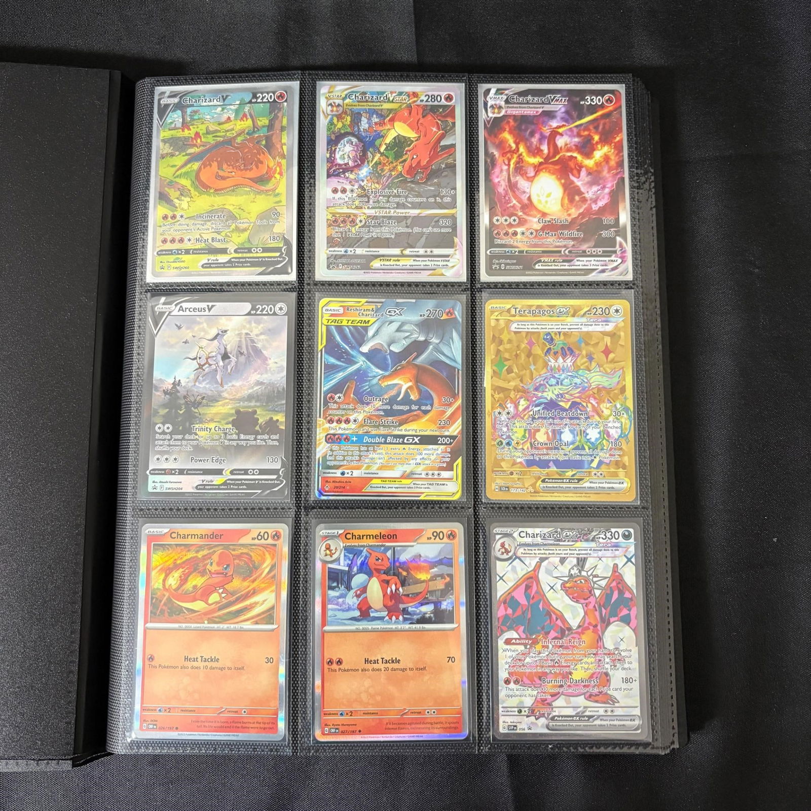Modern Pokemon Card Collection Binder, Charizard (1 of 12)
