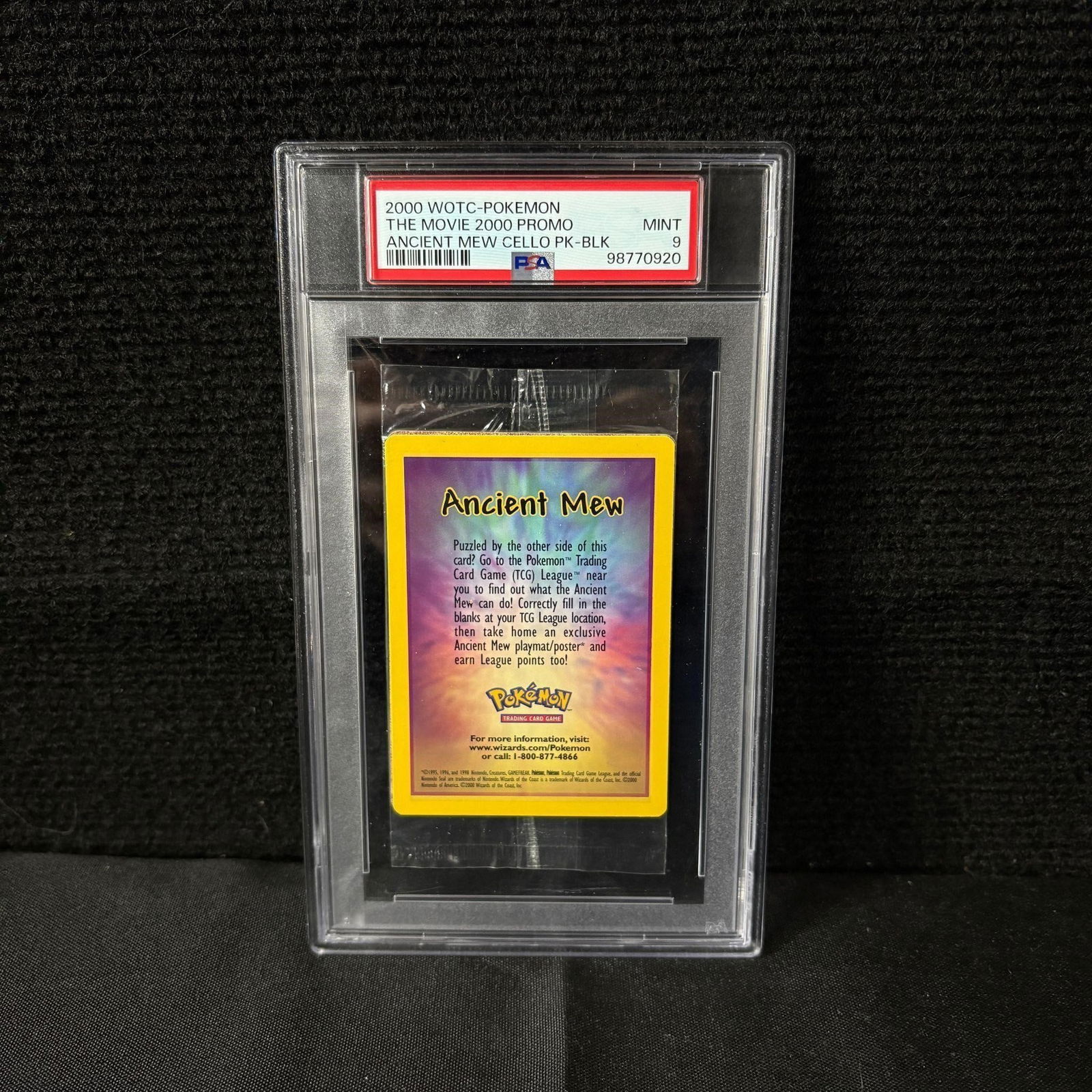 PSA 9 Sealed Ancient Mew Pokemon Card (1 of 2)