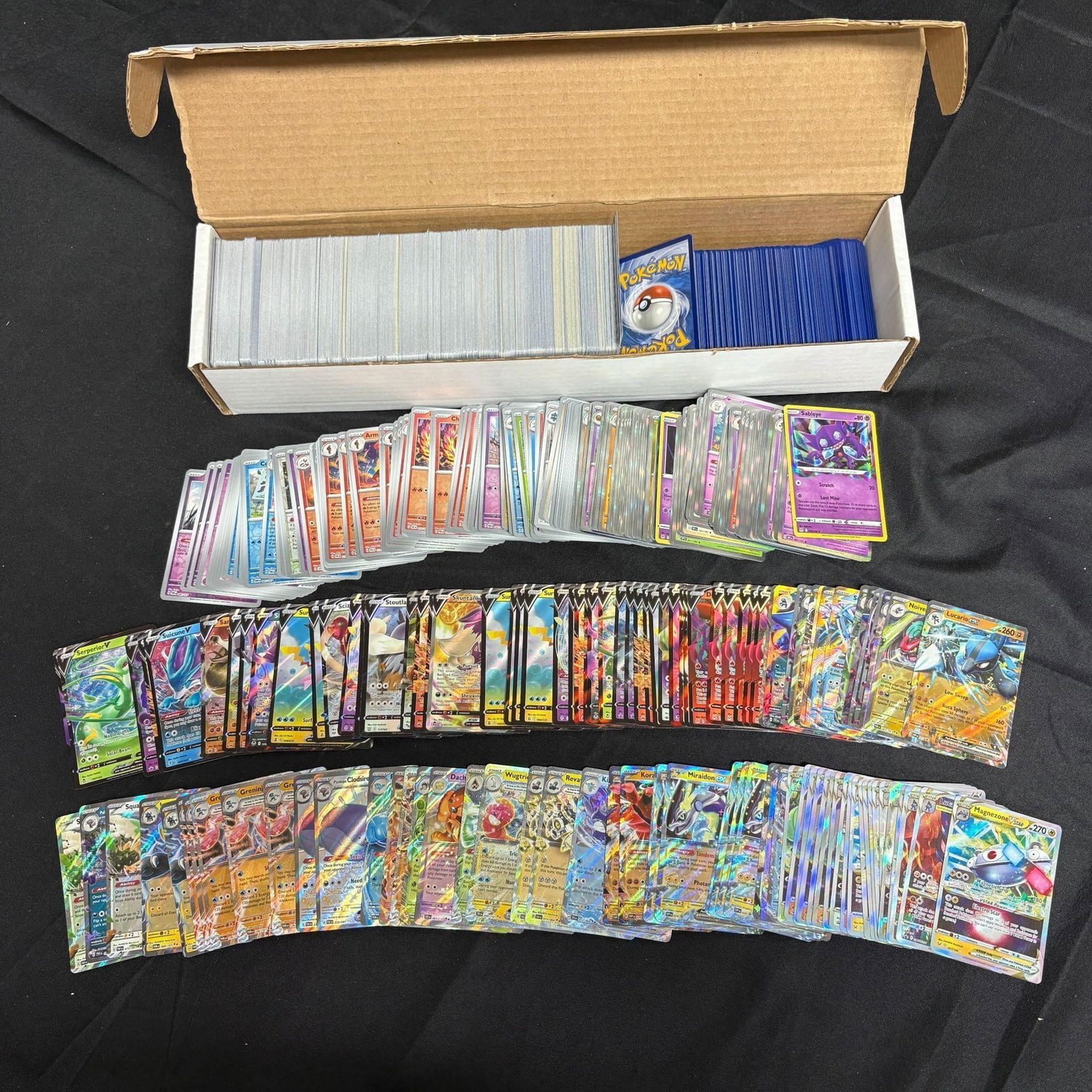 1000+ Pokemon card lot, Vs, Vstar, EX + (1 of 5)
