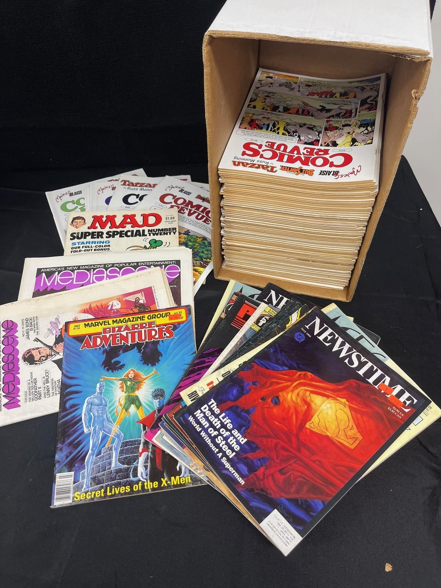 Large Lot of Comics Revue + Mad + Misc Magazines (1 of 1)