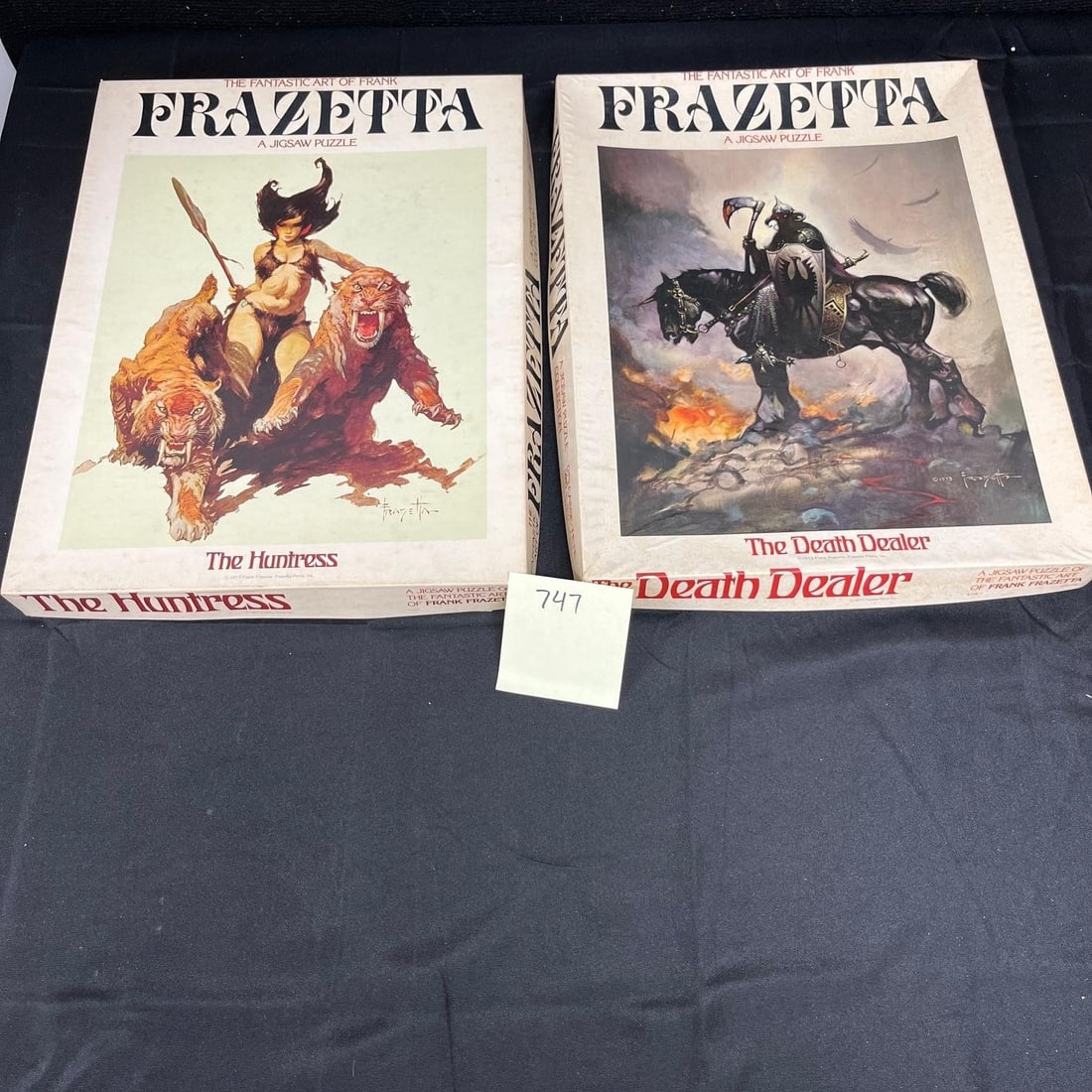 Frank Frezetta Death Dealer + Vintage 70's Puzzles (1 of 2)