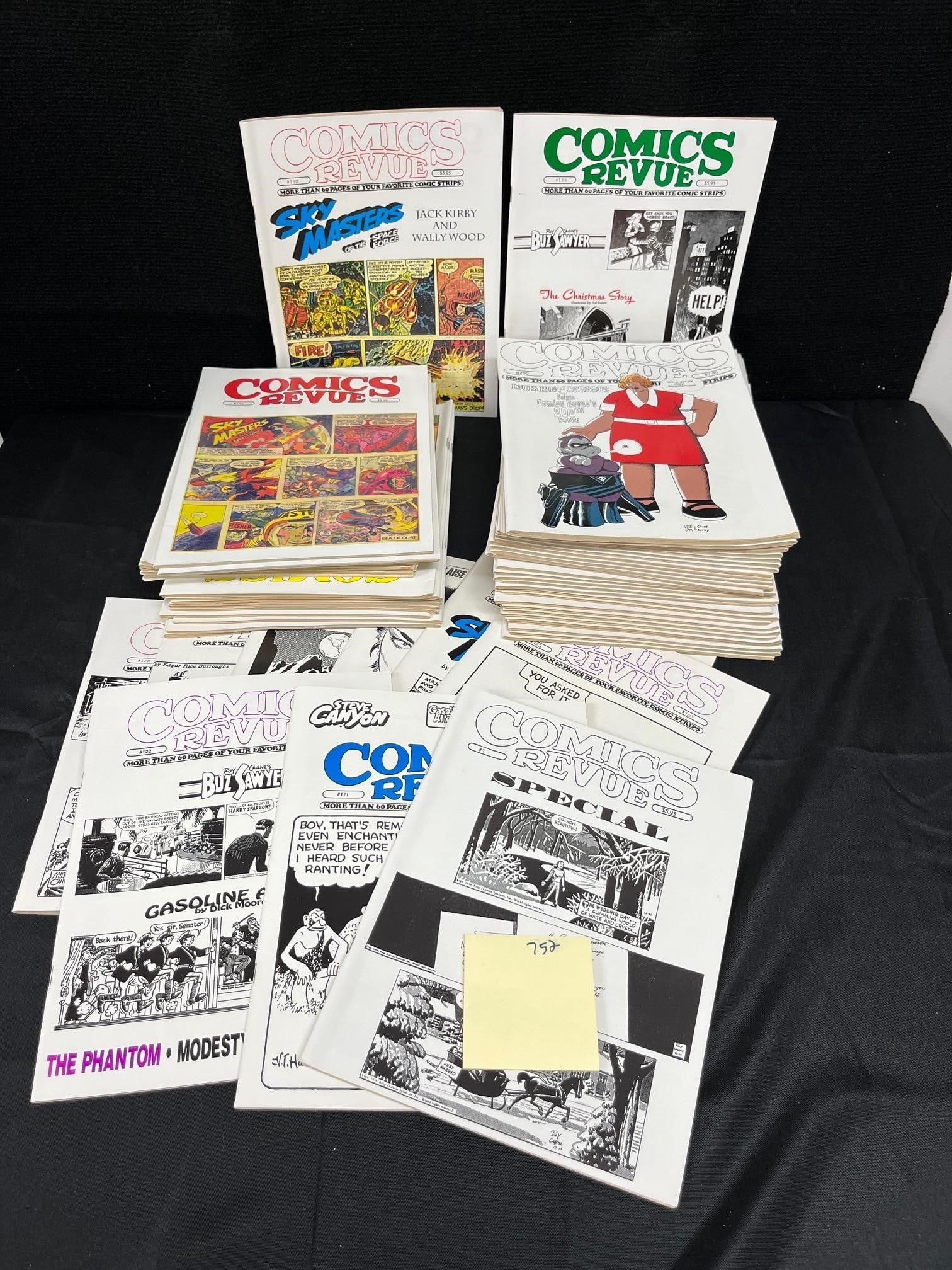 Large Lot of Comics Revue Magazine (1 of 1)