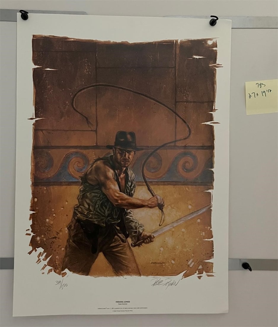 Dave Dorman Signed Indiana Jones Print (1 of 2)