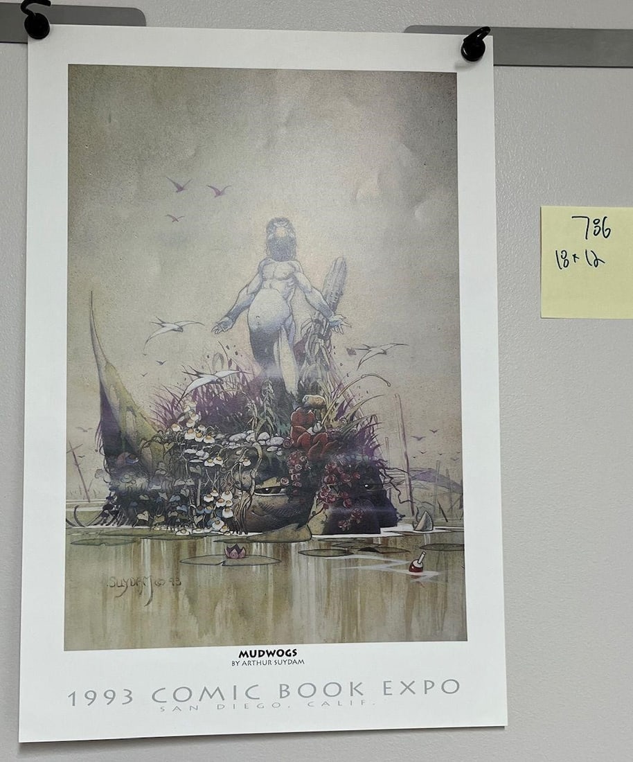 Arthur Suydam Mudwogs 1993 San Diego Comic Expo: We are a veteran owned company. Please look at photos carefully. All items are available for virtual preview by appointment. As a result, all sales are final. All estimate values are just estimates an