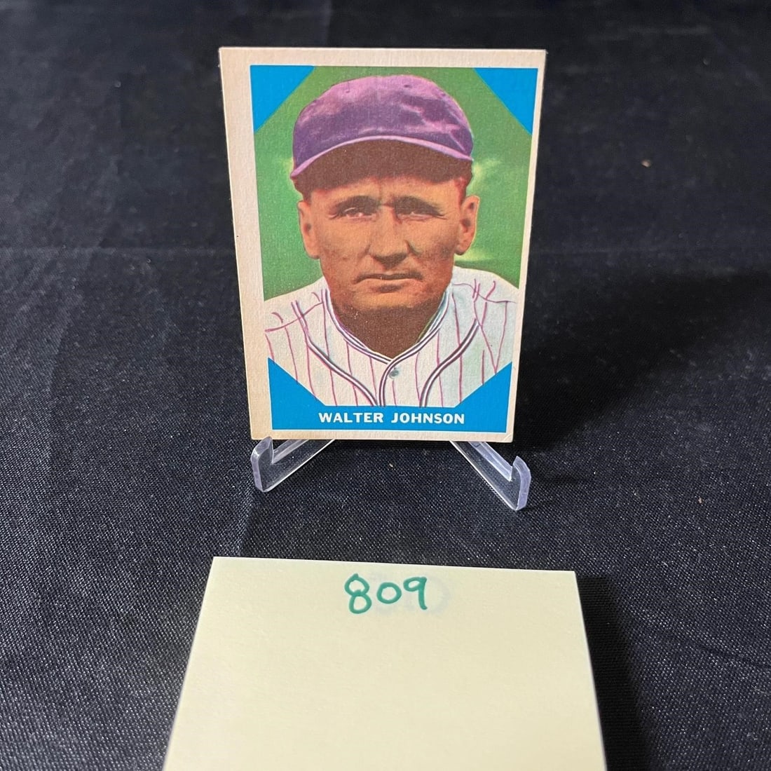 Walter Johnson 1960 Fleer Baseball Card #6 (1 of 2)