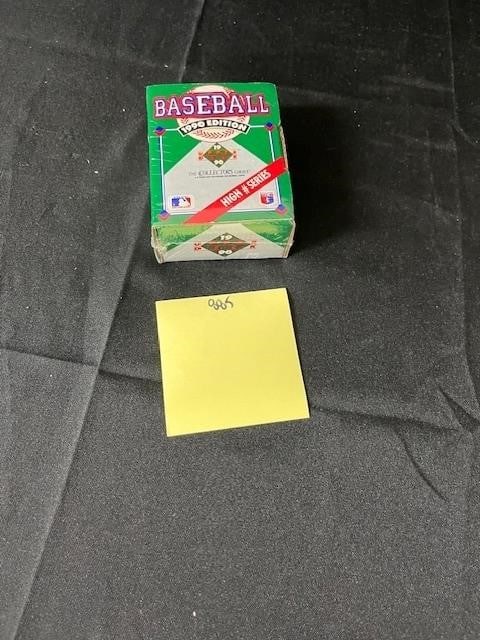1990 Upper Deck High # Baseball Card Box Unopened (1 of 2)