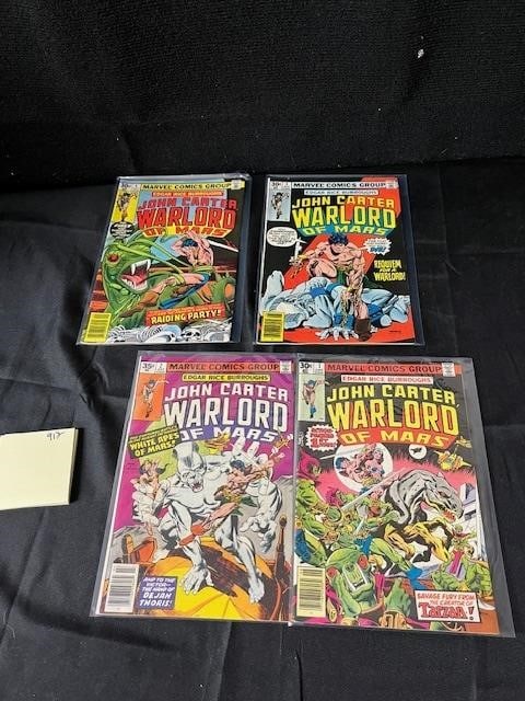 John Carter Warlord of Mars Marvel Lot w/#1: We are a veteran owned company. Please look at photos carefully. All items are available for virtual preview by appointment. As a result, all sales are final. All estimate values are just estimates an