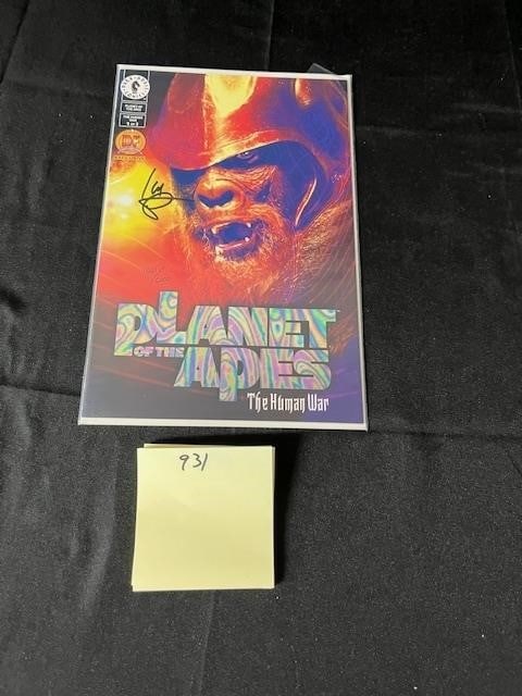 Ian Edginton Signed Planet of the Apes w/DF COA: We are a veteran owned company. Please look at photos carefully. All items are available for virtual preview by appointment. As a result, all sales are final. All estimate values are just estimates an