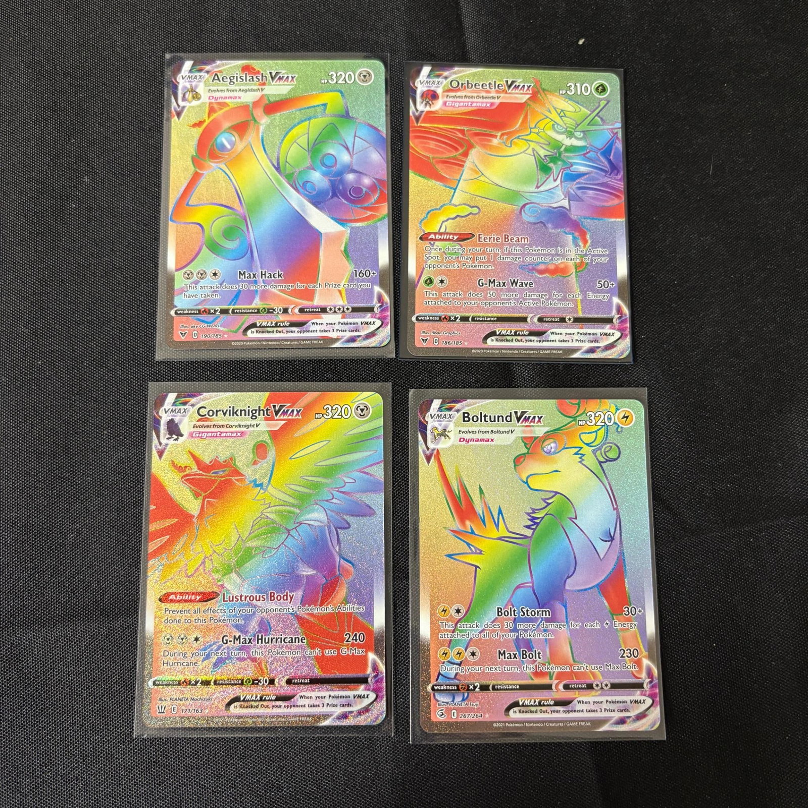 Rainbow Secret Rare Pokemon Cards, Boltund (1 of 2)